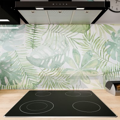 Küchenrückwand ESG Glas 6mm mit keramischen Farbdruck JUNGLE 1