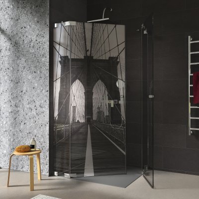 Duschkabine Glas Eckeinstieg BROOKLYN BRIDGE 209