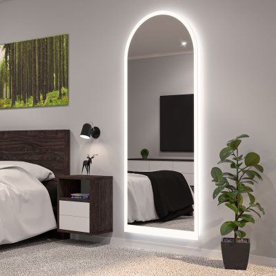 LED Badspiegel mit Rundbogen F642L4B