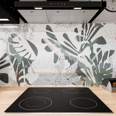 Küchenrückwand ESG Glas 6mm mit keramischen Farbdruck FARN 3