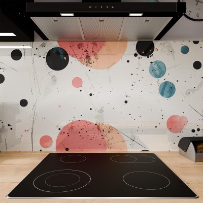 Küchenrückwand ESG Glas 6mm mit keramischen Farbdruck VINTAGE SPOTS 1