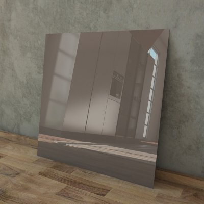 Lackiertes Glas - Braun / Mittelbraun - REF 7013, 4mm