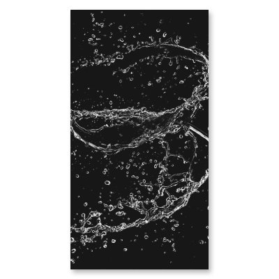Glas Duschkabine Tür seitlich mit Dekor WASSER 4/210