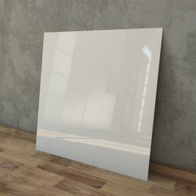 Lackiertes Glas - Grau metallisch glänzend - REF 9007, 4mm