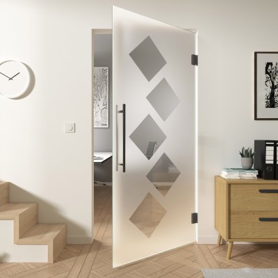 Glas Pendeltür CARRE 7