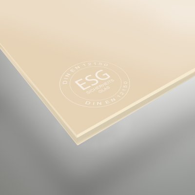 ESG Glas SATINATO lackiert 8 mm - Farbe nach Wunsch