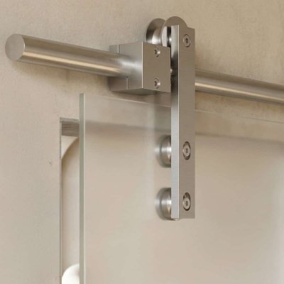 Glas-Schiebetür satiniert AREAL 2S/GF