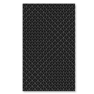 Glas Seitenwand für begehbare Dusche ART DECO 1T