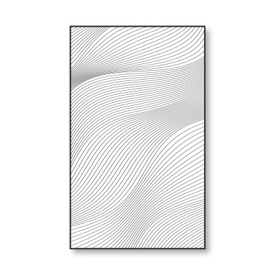 Glastrennwand Dusche mit Farbdruck FRAME ARRAY 6