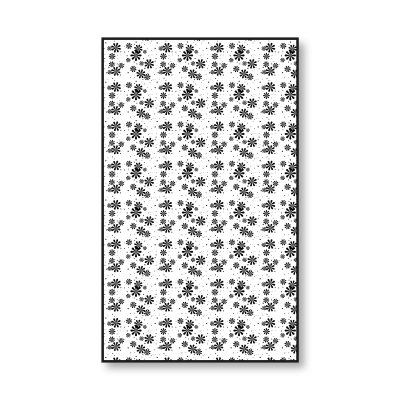 Glastrennwand Dusche mit Farbdruck FRAME BLUMEN 2