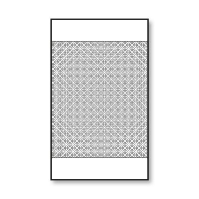 Glastrennwand Dusche mit Farbdruck FRAME SQUARES