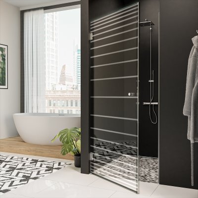 Design Glastür für die Dusche FORRADO 1/101
