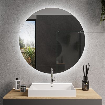 Smart Home Spiegel rund KNX/Dali - EMILY