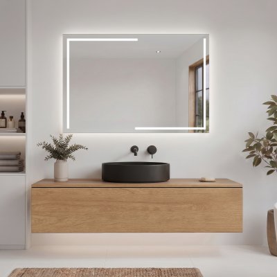 Badspiegel mit LED Beleuchtung - M200L4