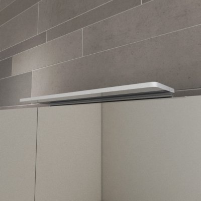 Spiegelschrank Bad mit LED Lampe Katherine und Ablagen 2