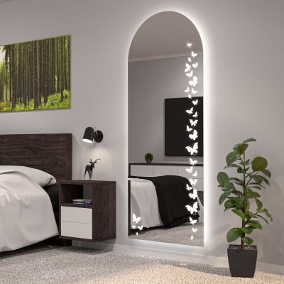 LED Spiegel Schmetterling 1A