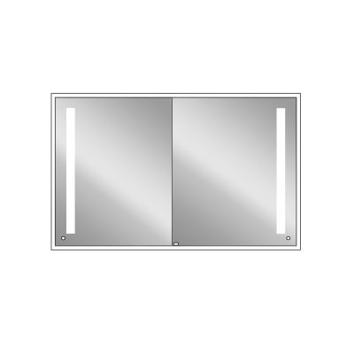 LED Spiegelschrank mit Schiebetüren nach Maß - Elde 1