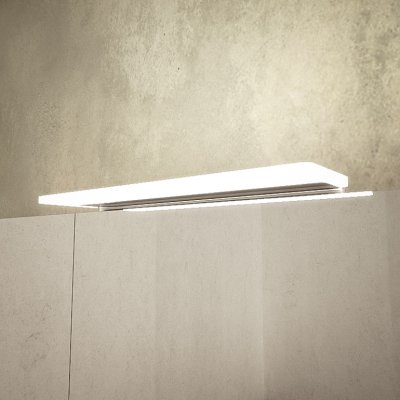 Badspiegelschrank mit Lampe (LED) Katherine und Fächern 4