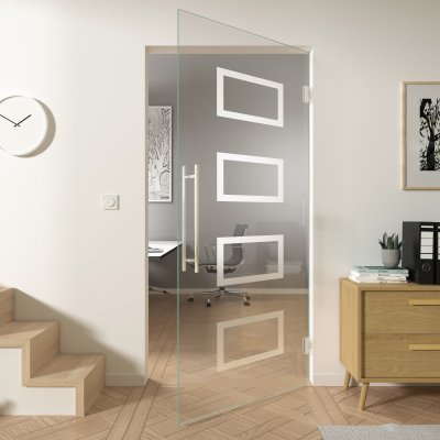 Glas Pendeltür CARRE 10