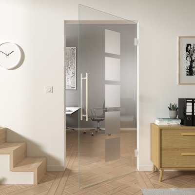 Glas Pendeltür CARRE 4