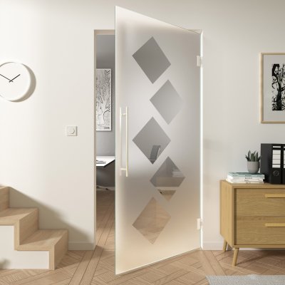 Glas Pendeltür CARRE 7