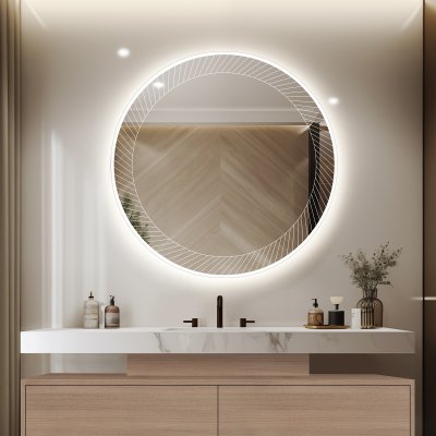 Runder LED Spiegel Rayon 4