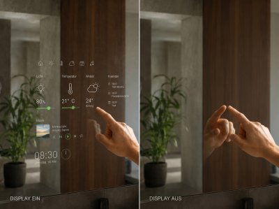 Pilkington MirroView - Smart-Mirror Touchscreen & TV Glas, 6mm