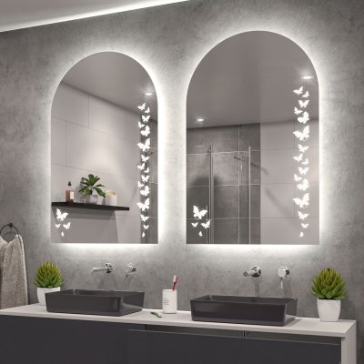 LED Spiegel Schmetterling 1A