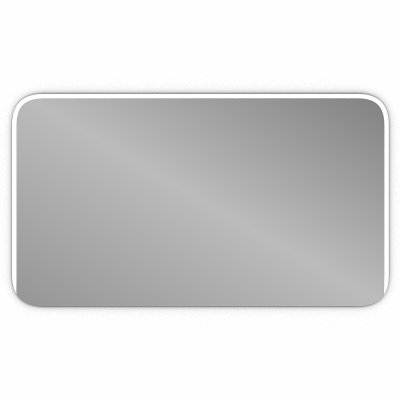 Spiegel mit Rundungen F587L3R