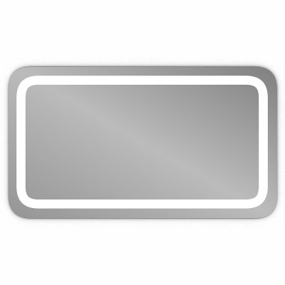 Spiegel mit abgerundeten Ecken F583L4R