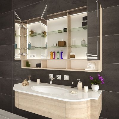 LED Badezimmer-Spiegelschrank - KRAKAU