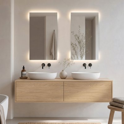Wandspiegel Bad - Mirka M56L2H