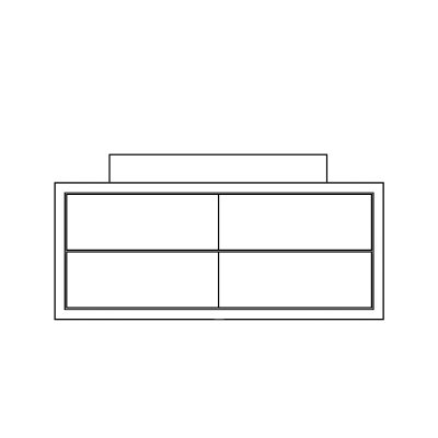 Waschtisch-Unterschrank 46A mit Blende
