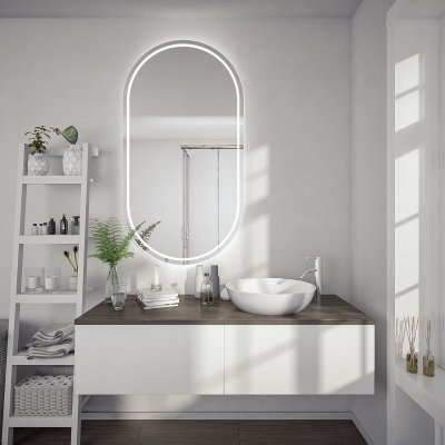 Badspiegel abgerundet F611L4K