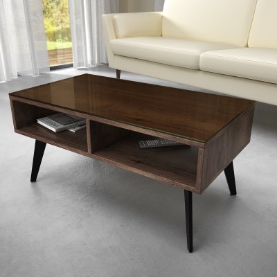 Glastischplatte aus 6 mm Bronze ESG Glas Parsol®