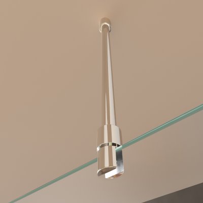 Duschwand freistehend 8 mm ESG PUR