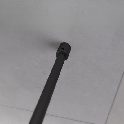 Wandanschluss 90° Schwarz für 12 mm-Stabilisationsstange