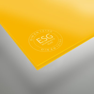 ESG Glas lackiert 6 mm RAL-/NCS-Farbe nach Wahl