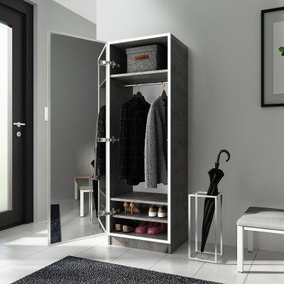 Garderobenschrank mit Beleuchtung GS007L4