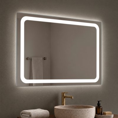 Badspiegel mit LED Beleuchtung - Boku