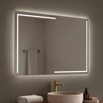 Badspiegel mit LED Beleuchtung - M200L4