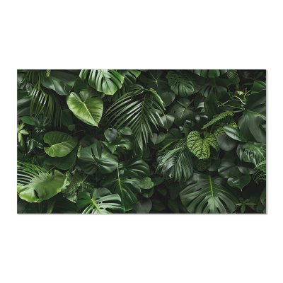 Küchenrückwand ESG Glas 6mm mit keramischen Farbdruck JUNGLE 2