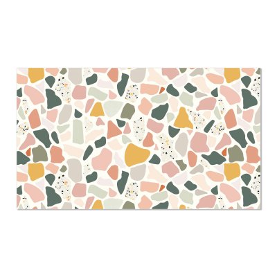 Küchenrückwand ESG Glas 6mm mit keramischen Farbdruck TERRAZZO 1