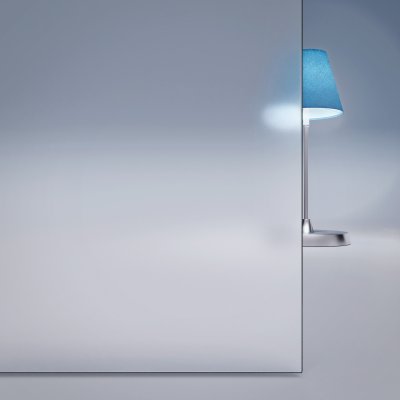 4 mm ESG Glas Satinato Milchglas-Optik