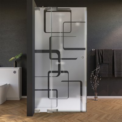 Duschkabine nach Maß Glas, Tür seitlich DESIGN 1/210