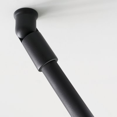 Wandanschluss schwarz 180° verstellbar für Ø 12 mm Stabistange geeignet