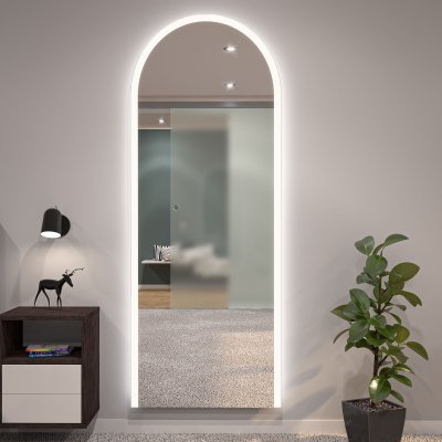 Badspiegel mit Licht und Rundbogen F639L4B