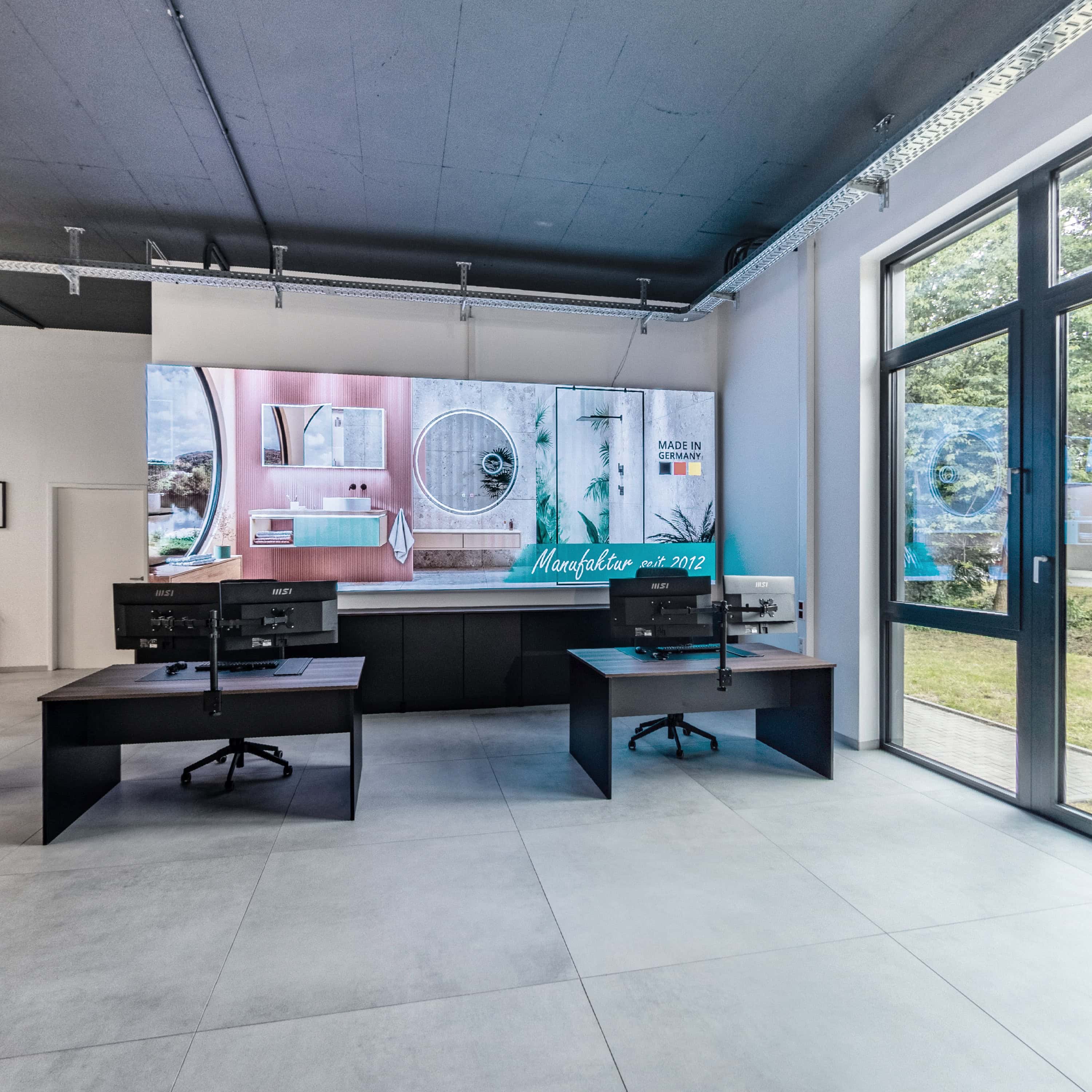 Live-Planung in 3D an den Planungs-PCs